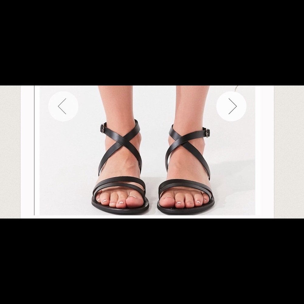 Urban Outfitters black sandals - Picture 1 of 6